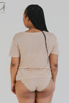 BASERANGE Classic Bamboo Fiber Bamboo Cotton Loose T-shirt Series Collection Round Neck Bottoming Shirt France BAS-TOLO-BL-000-HAPTIC